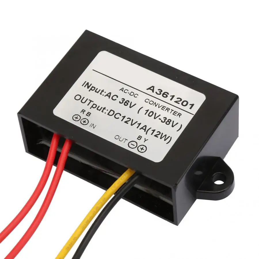 AC36V к DC12V пластик ac-dc преобразователь питания Блок питания модульный переходник инструменты