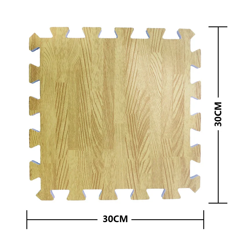 JCC деревянные вены EVA пены головоломки игровой коврик/детские коврики ковер Блокировка упражнений пол для детей плитка 30*30*1 см