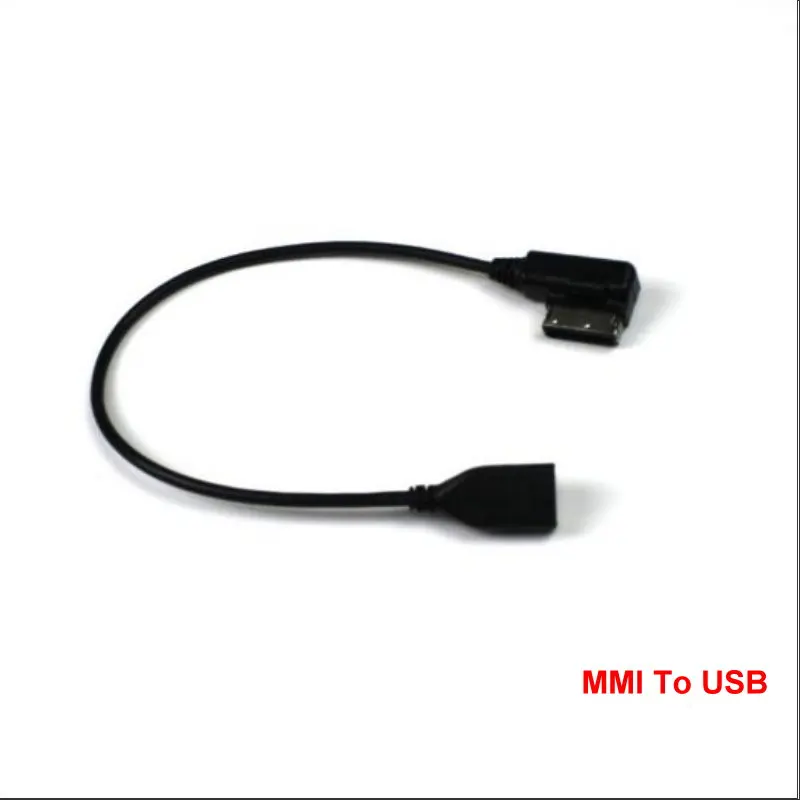 AMI MMI MDI к USB RCA AUX порт Соединительный Кабель-адаптер провода для Skoda Superb Octavia Fabia/для iPhone для iPod - Название цвета: USB