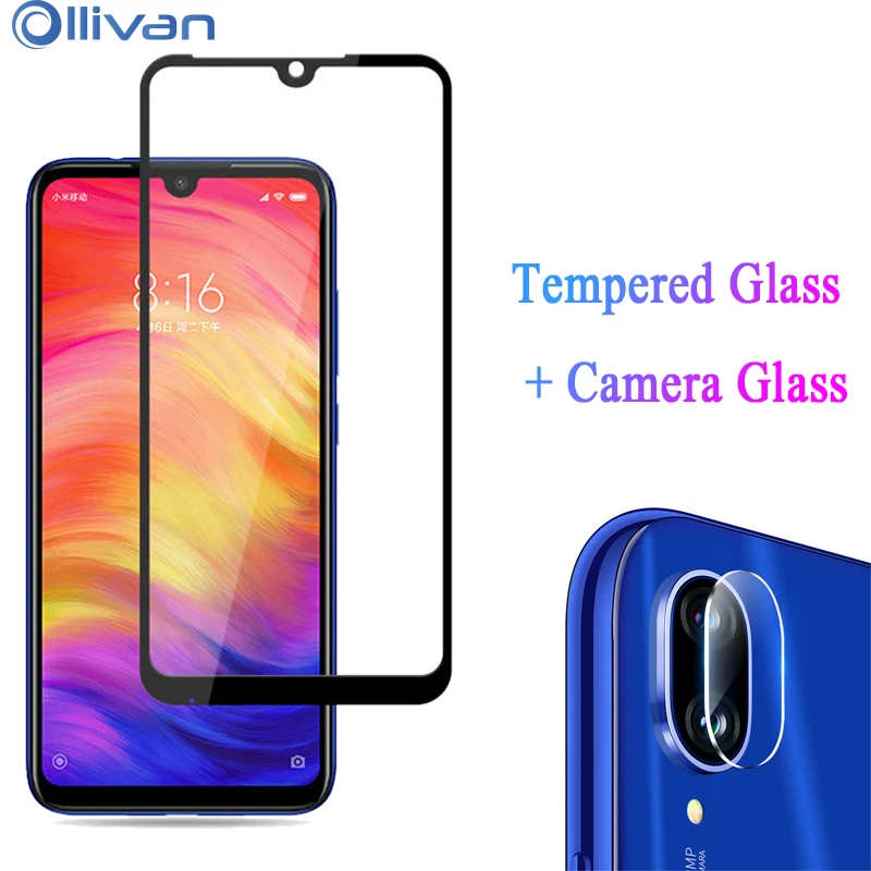 

2 in 1 Protective Glass RedMi 7A Camera Screen Film Lens Tempered Glass For XiaoMi XioMi RedMi 7 7A Note 7 Pro Screen Protector