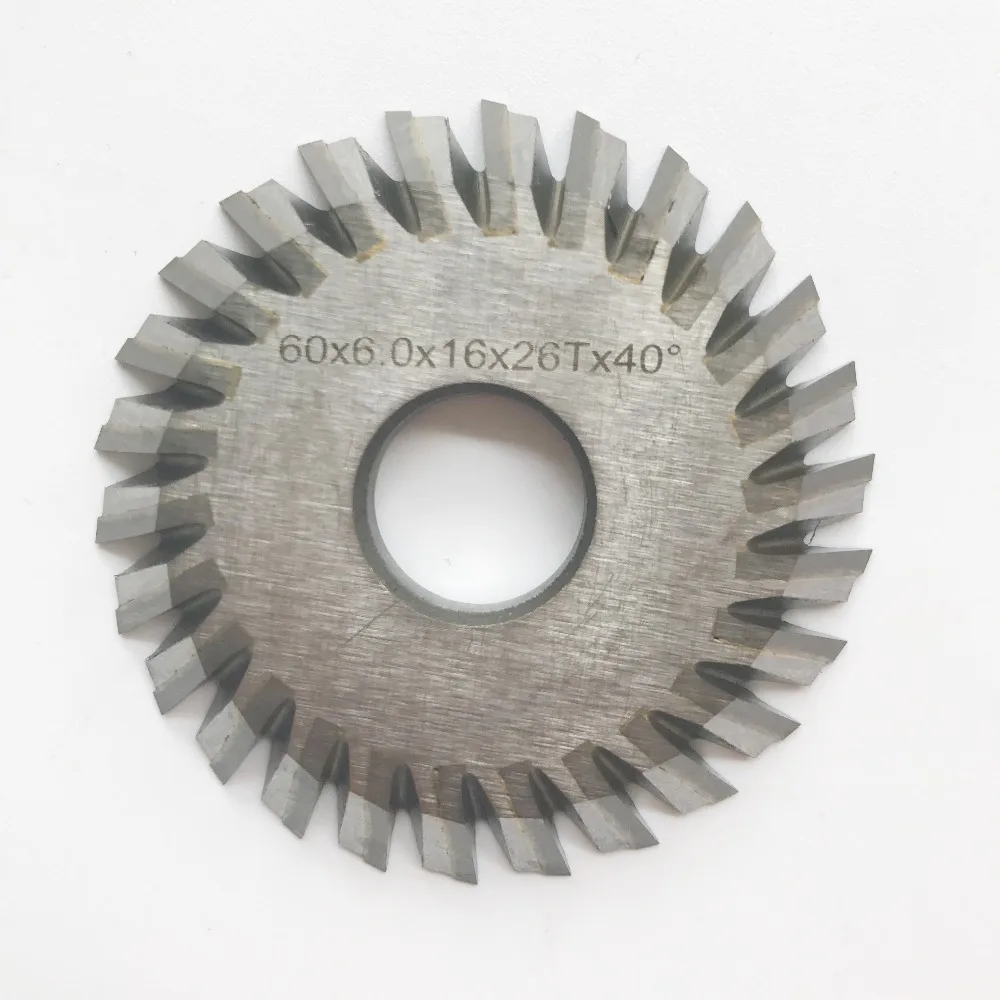 

inserted carbide cutter 0014 I.C.C. 60x6x16x26T for WENXING 216,218B,218D,218E,218F,288C,268 key milling machines cutting key