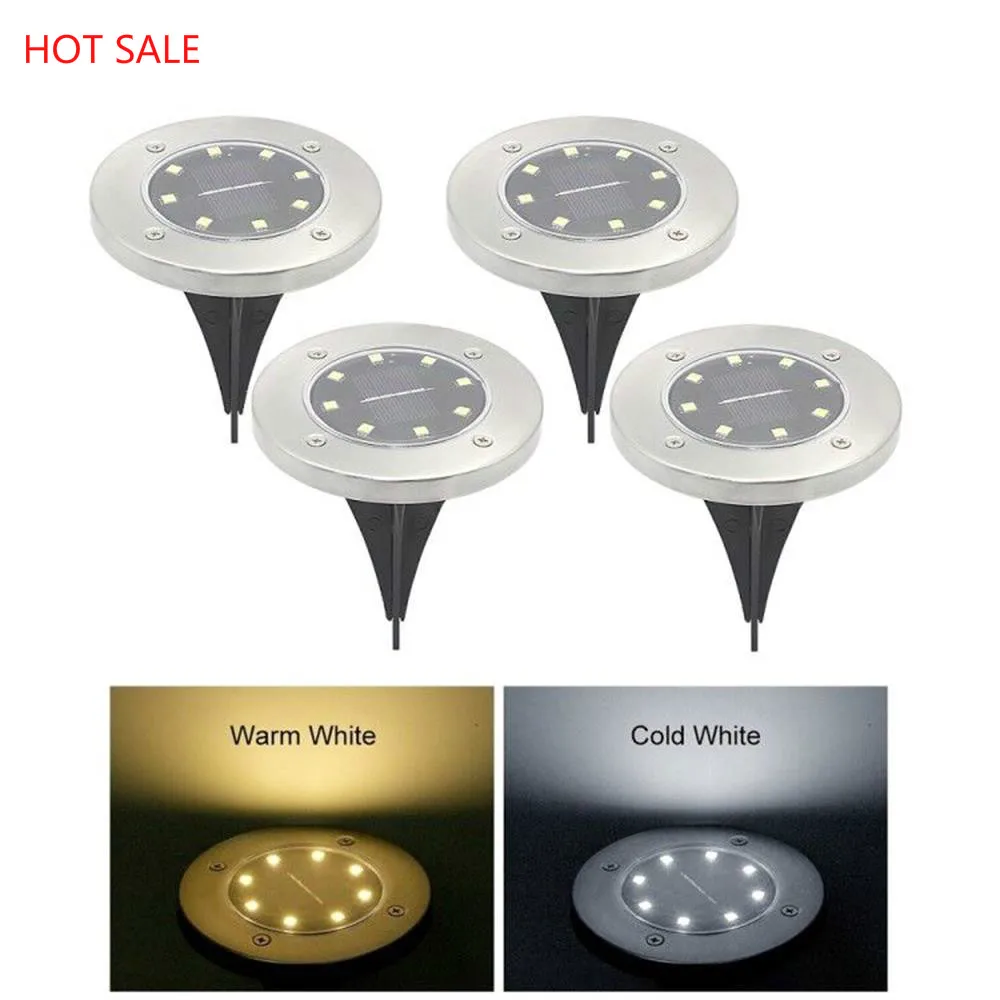 

Hot Waterproof Outdoor Solar Light 8/12 LEDs Solar Power Light Sensor Landscape Lawn Lamp Buried Light For Garden Path Floor