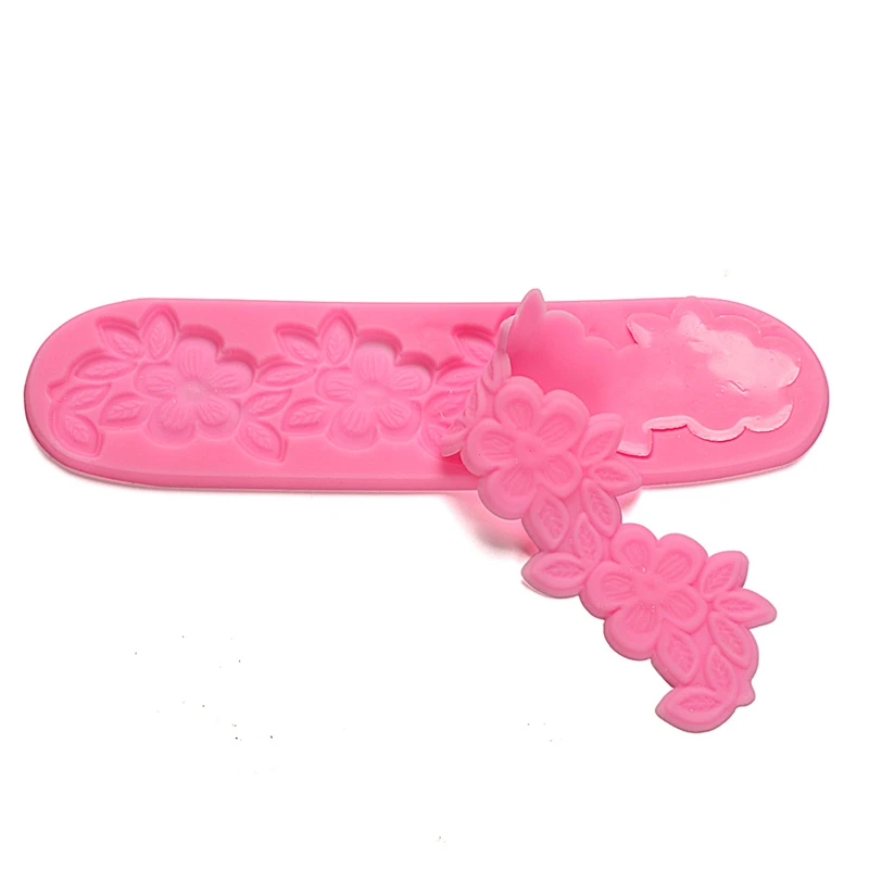 Aomily 3D цветок торт силиконовый красивый DIY помадка плесень мусс Sugarcraft глазурь