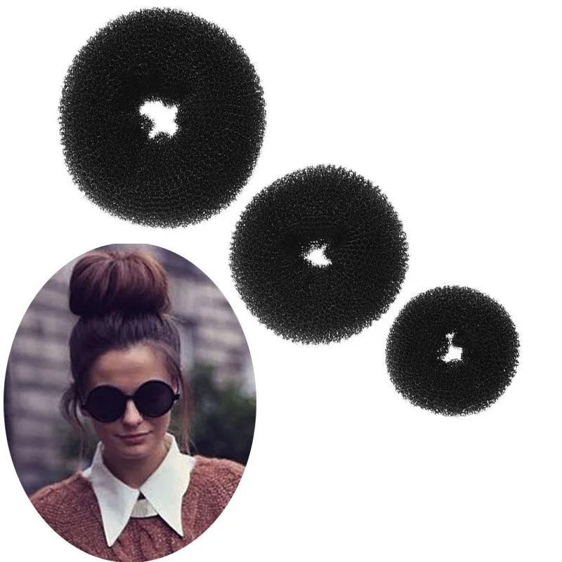 

Novelty Updo Styling Doughnut Bun Ring Shaper Women Kids Girls Hair Styling Tool