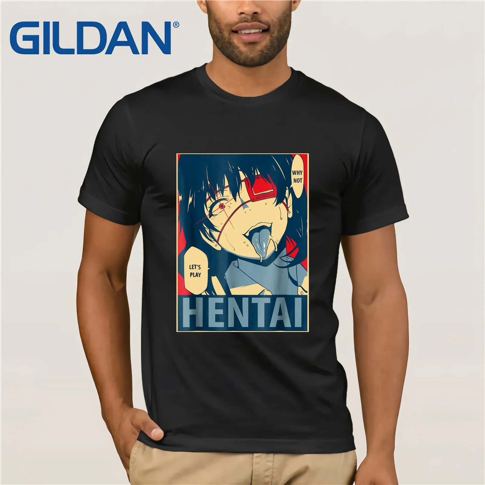 

ahegao shirt anime and manga face funny tees poster style