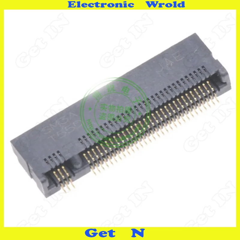 5 шт. оригинальный JAE NGFF разъем A Key 67Pin 3 мм высокие розетки M.2 SSD интерфейсные
