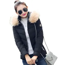 Winter Jacket Women 2015 Fashion Ladies Parkas Slim Hooded Padded Coat Short Paragraph Winter Coat Women 51906