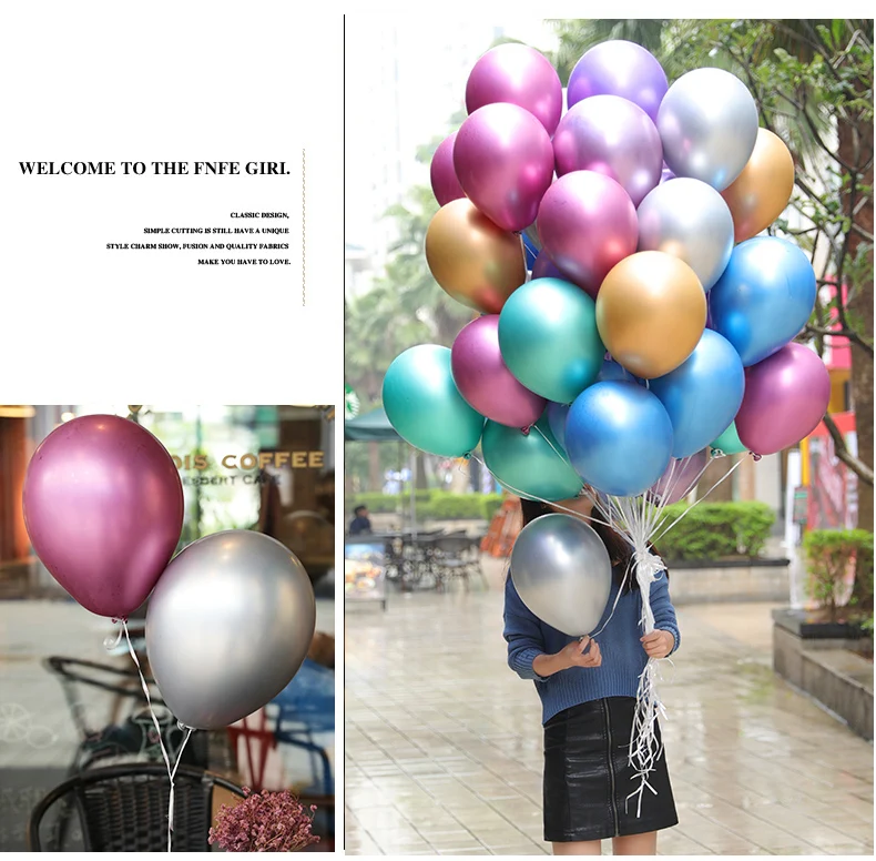 metallic balloon detail 6