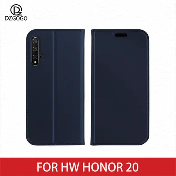 

For HW HONOR 20 Case PU Flip leather Case For HONOR 20 PRO Wallet Cover capa Full protective DZgogo