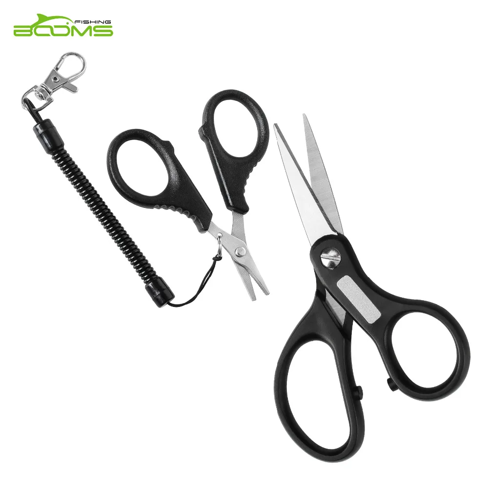 Booms Fishing S1 Fishing Line Scissors Super Sharp Blade for Braided