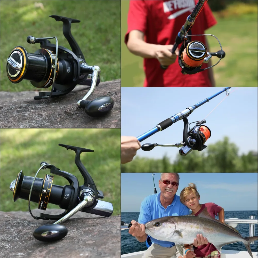 Carretel de Pesca Alimentador de Pesca da Carpa Roda tipo Roda de Pesca 13 + 1bb Sougayilang Carpa Super Forte Ferramentas Pesca 17 carpa roda tipo roda de pesca ferramentas pesca