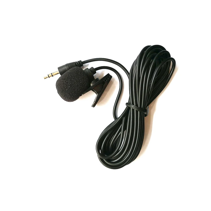

300cm 3.5mm Stereo Omnidirectional Clip Microphone Mini Lavalier Microphone Audio Mic for Computer Meeting