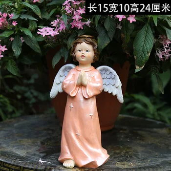 

Courtyard Decoration Outdoor Garden Horticultural Decorations Arrangements Resin Characters European sculpture Angel ornaments