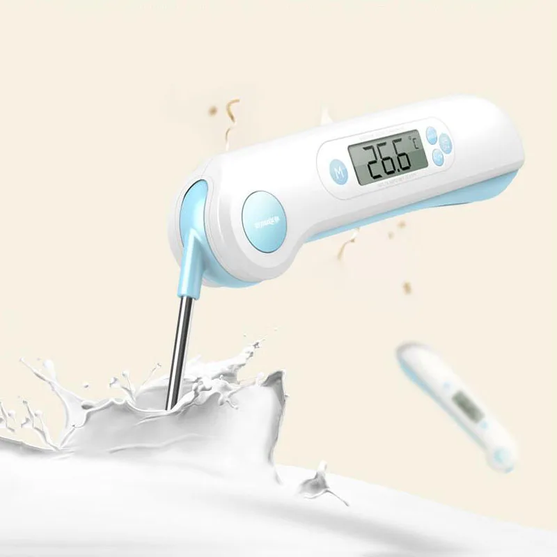 

Digital Probe Thermometer Foldable Food BBQ Meat Oven Baking Folding Kitchen Thermometer Cooking Water Oil Milk Tool