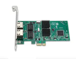 1000 Мбит/с Dual Port PCI Express X1 Ethernet сетевой карты