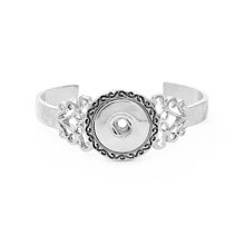 10 шт браслет на защелке украшение с защелкой серебряный браслет на защелке подходит 18 мм украшение с защелкой