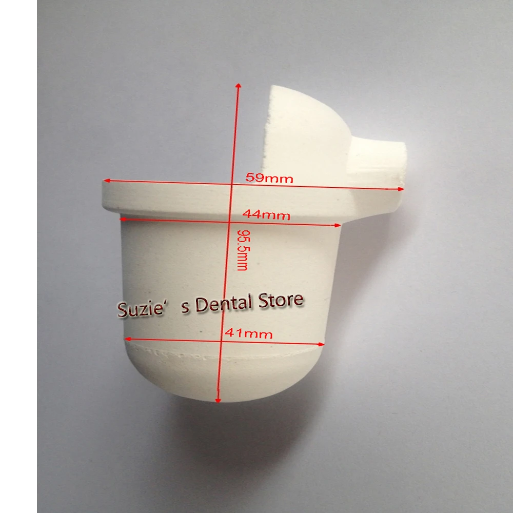 2 PCS Dental Lab Casting Metal Vertical Centrifugal Casting Quartz