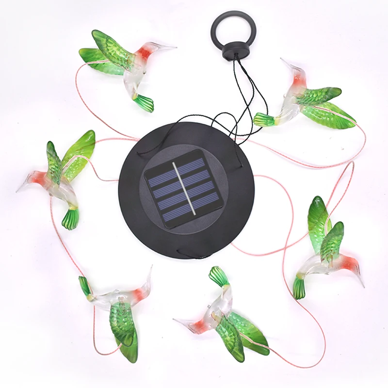 Светодиодная романтическая гирлянда Humming Bird на солнечной батарее s светильник с