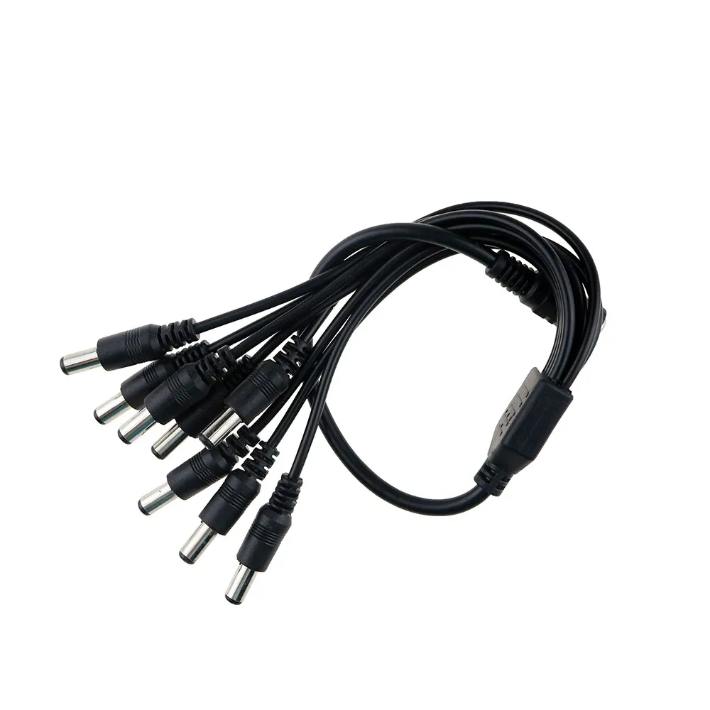 DC Power Jack 5.5x2.1mm DC Power Cable 1 Female to 2,3,4,5,6,8 Male Plug Splitter Adapter for CCTV Security Camera & LED Strip_12