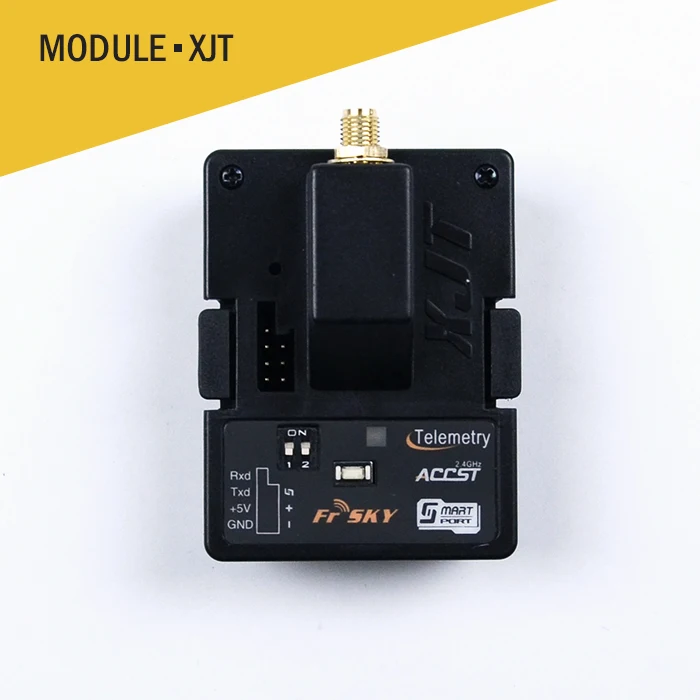 

FrSky XJT SmartPort 16Ch Telemetry Transmitter Module Advanced Continuous Channel Shifting Technology (ACCST SYSTEM) achieves