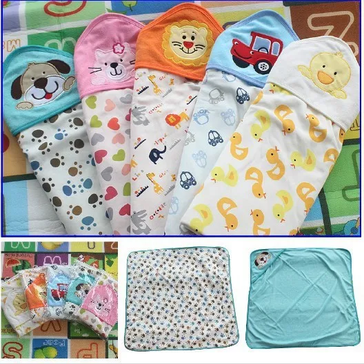 

Towels Bath & Shower Products Baby Care Mother & Kids baby bath towel 100% cotton soft whole sale new 2016 75*75cm cheap cartoon