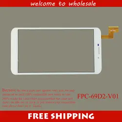 Новый 7 ''дюймовый fpc-69d2-v01 zc1437 Планшеты PC Сенсорный экран емкостный Сенсорный экран Дисплей почерк Экран Бесплатная доставка