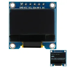 0.96 inch 128 x 64 OLED White Screen Display Module Board with I2C / 4SPI / 3SPI for Arduino