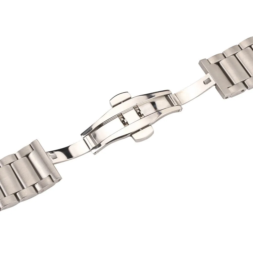 Горячие 2017, Новая мода превосходной натуральной Нержавеющая сталь Браслет Смарт часы ремешок для fitbit заряд 2 высокое качество челнока
