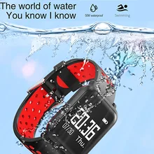 Крови Давление Смарт Браслет для отслеживания сердцебиения во время сна фитнес-монитор спортивный смарт-браслет IP68 Водонепроницаемый браслет для плавания Часы Bluetooth