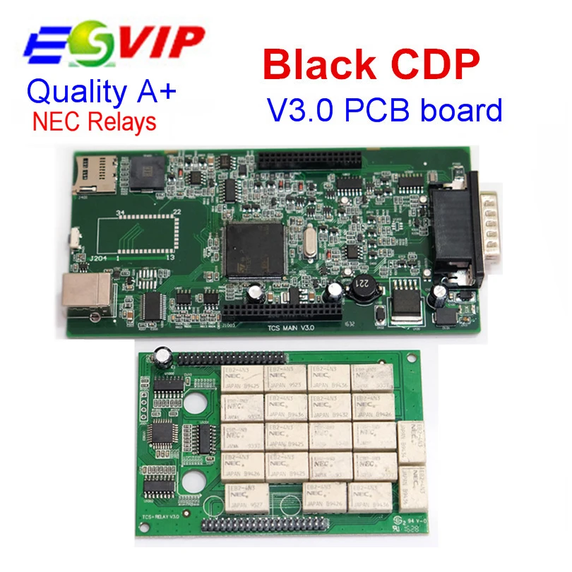 

2016.1 + KEYGEN! Black TCS CDP PRO Bluetooth v3.0 pcb NEC Relay high quality CDP Pro for CARS and TRUCKS CDP PRO