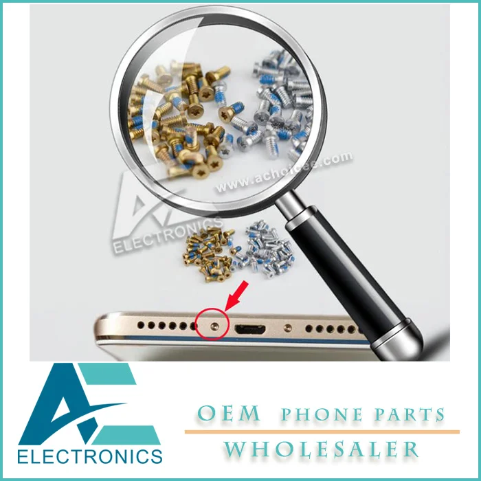 

2PCS Tail Bottom Charging Charge Dock Screws for XiaoMi Redmi4 5S 5S Plus RedMi Note4 PRO Screw