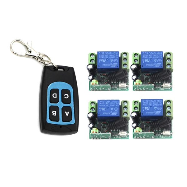 DC12V 1CH RF wireless power remote trigger 315mhz 433mhz remote switch