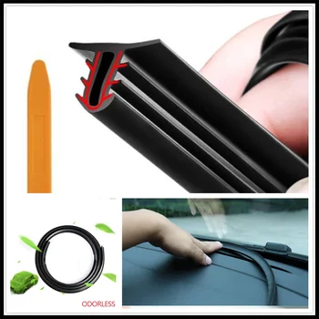 

univesal Car Dashboard Strip Front Sealing Rubber line plastic for Kia KND-4 Spectra5 Spectra Rio5 Multi-S Amanti Opirus