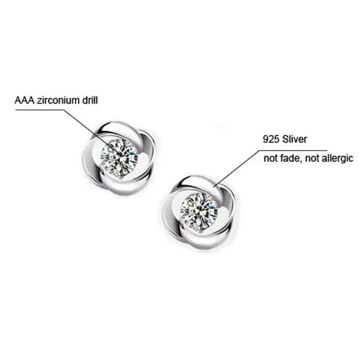 Высококачественные классические серьги с кристаллами в австралийском стиле 925, женские серебряные Серьги Brincos 5Y008
