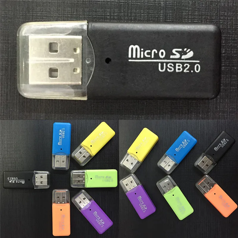 480 Мбит/с мини USB/MMC считыватель карт памяти для компьютера ноутбука USB карта