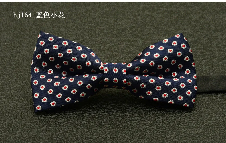 Новая мода Бизнес Bowties цвет: черный, синий красный плед полосатый галстук-бабочка свадебные Жених вечерние бабочкой галстук высокое