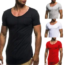 KLV бренд магазин Джессики личности мужская Тонкая рубашка с короткими рукавами Топ Блузка новое поступление