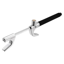 Регулируемая Автомобильная тележка замок рулевого колеса Противоугонная система безопасности Самозащита удобный инструмент