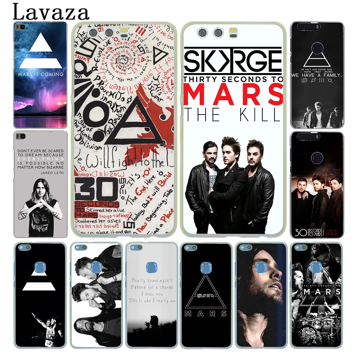 

Lavaza 30 Seconds To Mars 30STM Hard Case for Huawei P30 Pro P20 P10 P9 Plus P8 Lite Mini 2016 2017 P smart Z 2019
