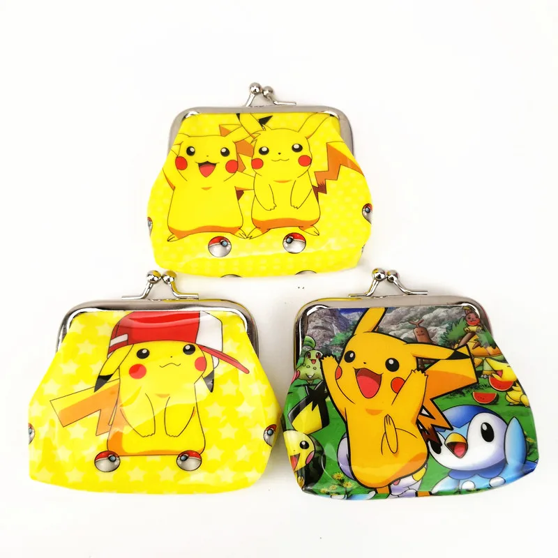1pc 9 9cm Mini Coin Purse Pokemon Go Money Bag Wallet