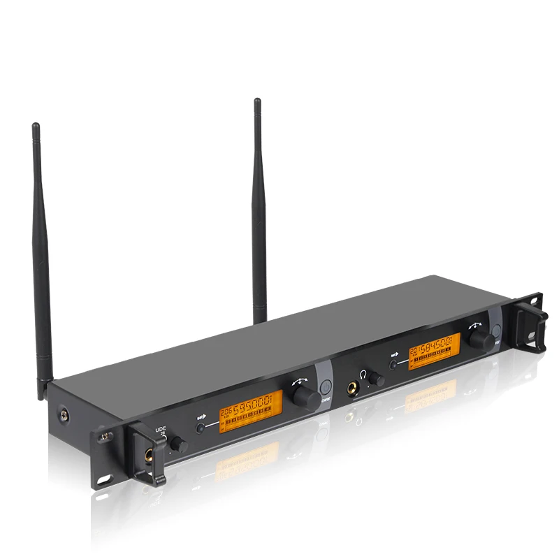 Wireless Input/Inner Ear Monitoring System Stage Monitor Headset Microphone Microphone R2050 IEM 4 Receiver 4 Transmitter