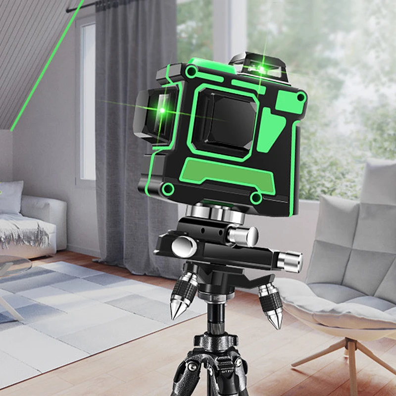 3D 12 зеленая линия лазерный уровень 360 градусов самонивелирующийся Горизонтальный Вертикальный крест осциллограф Высокая точность оптические инструменты
