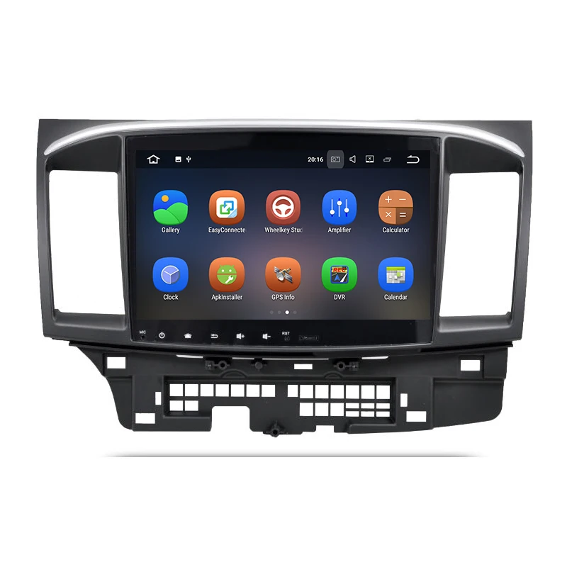 Cheap Aoluoya 10.2" IPS 2GB RAM Android 7.1 CAR DVD GPS Navigation For Mitsubishi Lancer 2007-2012 2013 2014 2015 Car radio multimedia 1
