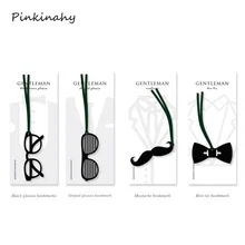 20 шт./партия, набор джентльменов, черные очки, усы, галстук-бабочка, закладки