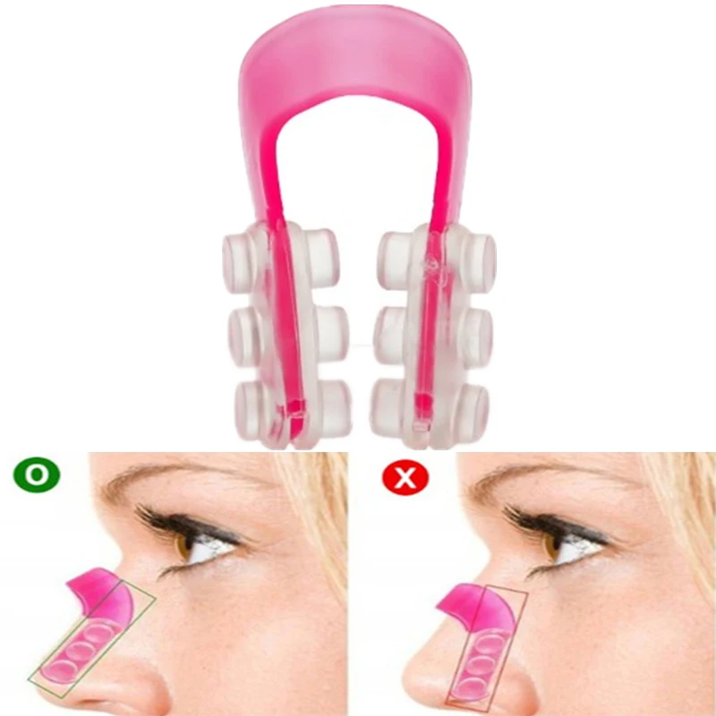 1 шт. розовый Силиконовый приспособление для изменения формы носа лифтинг клип выпрямление женщин Красота Инструменты Уход за лицом для носа корректор макияж подарок