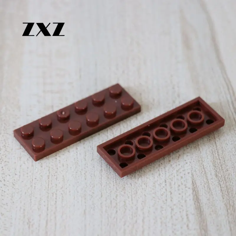 DIY Enlighten Building Block Bricks 2x6 Plate 3795 собирает маленькие частицы объемная модель фигурки