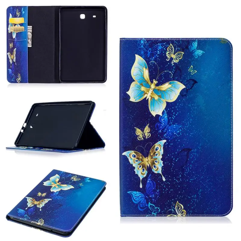 Чехол для планшета Samsung Galaxy Tab E T560 T561 SM 9 6 &quotиз искусственной кожи чехол бумажник