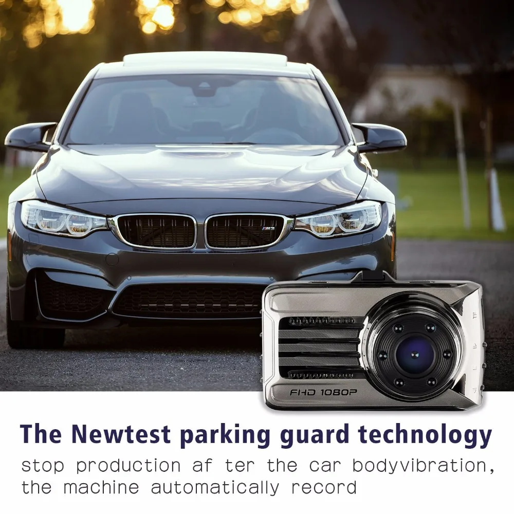 Видеорегистратор Novatek для вождения, видеокамера, FULL HD 1080 P, 3 дюйма, камера для автомобиля 170, широкоугольный регистратор, видеорегистратор, видеорегистратор