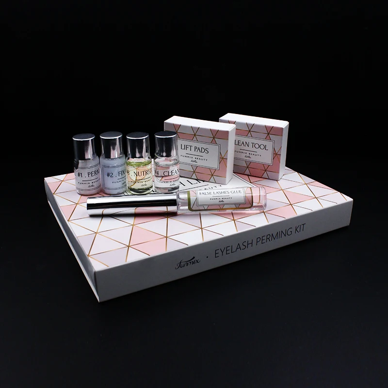 

5 Sets Mini Eyelash Perming Kit for lashes lifting Professional Cilia Lift Perm Set with Rods Glue Beauty Make Up Tools