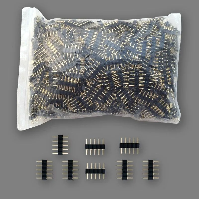 

LED strip 1000pcs Mini 5 Pin Male Plug Connecter For LED Strip 5050 RGBW/5 Pin LED Strips/5 Pin Controllers